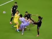 墨西哥1-0战胜韩国 提前晋级,金承奎失误,路易斯-罗莫破门