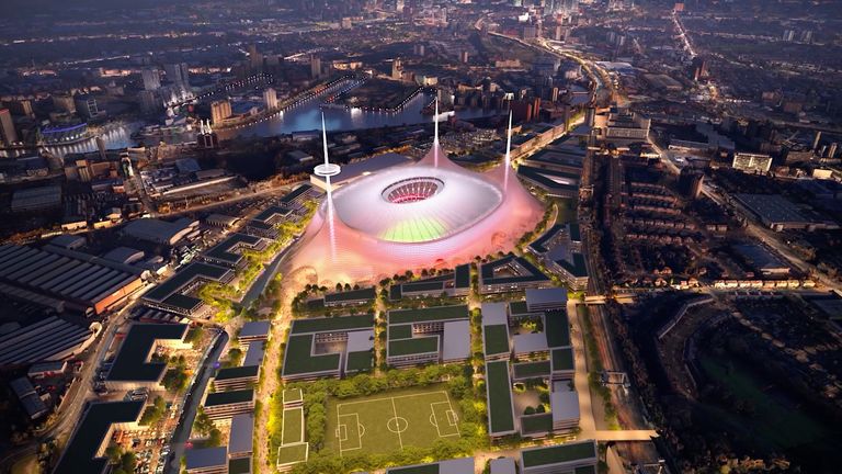 曼联获得土地建设新100,000座体育场,计划离开老特拉福德加速推进